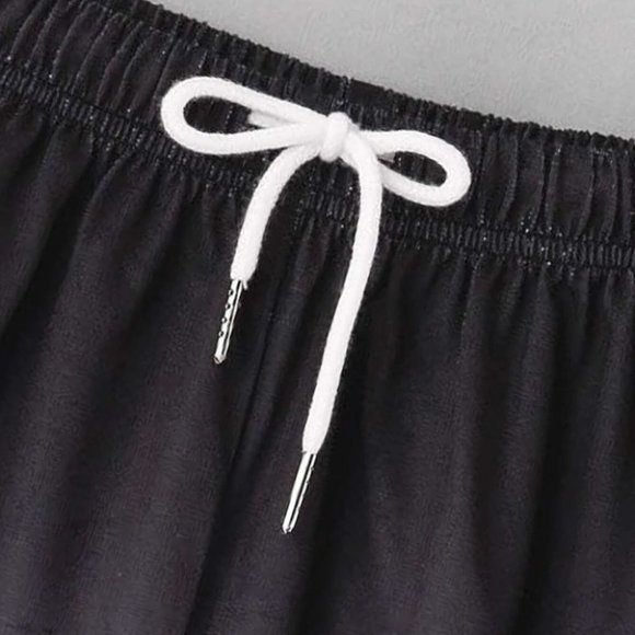 Black & White Vacation Style Men's Gradient Print Shorts - Picture 3 of 4